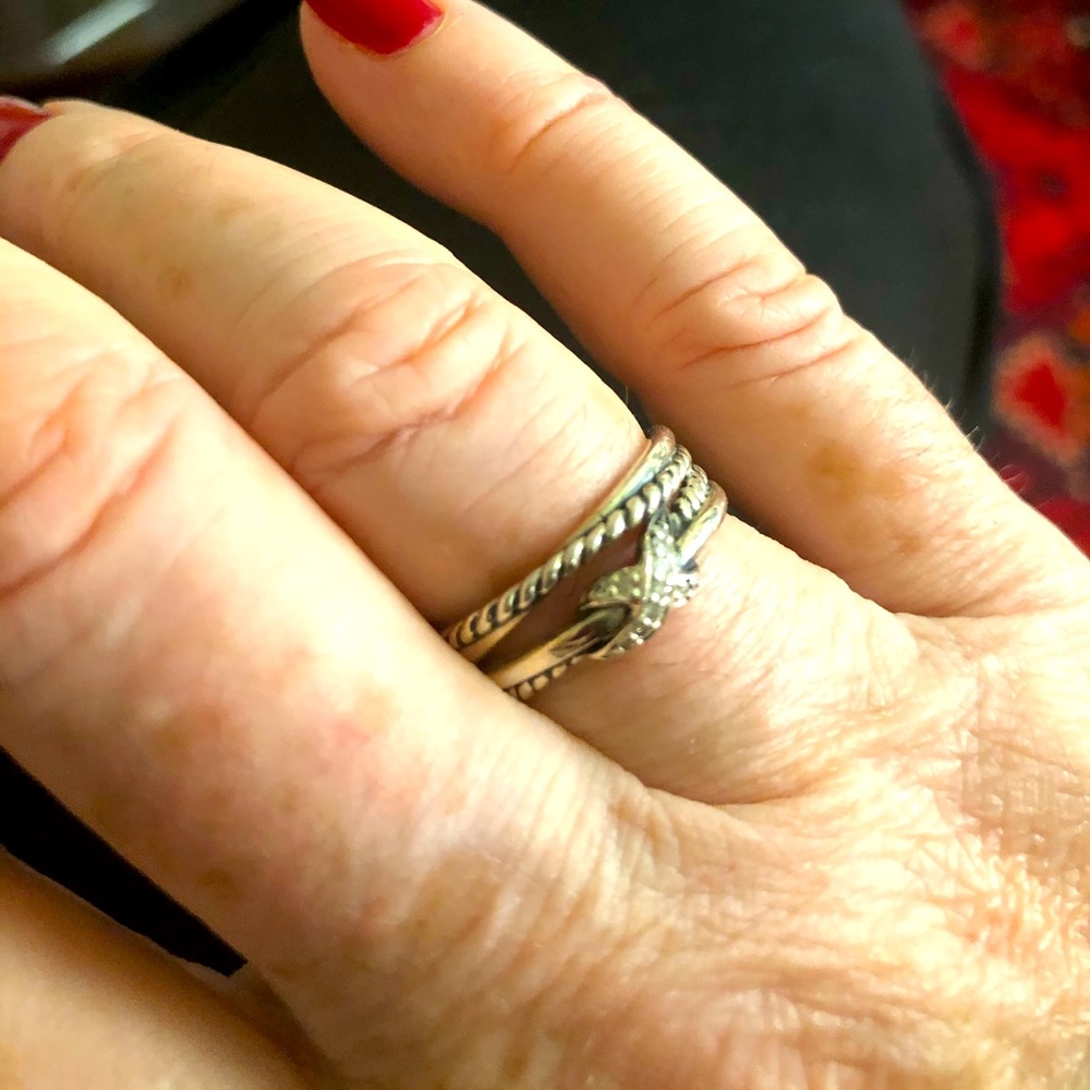 David Yurman x diamond ring